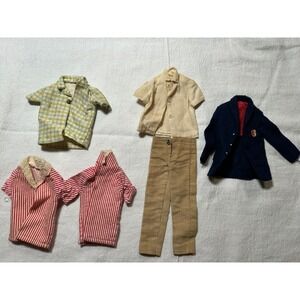 Vintage lot of KEN (Barbie) Clothes 1950's, 60's, 70s era Jackets, Shirts, Pants